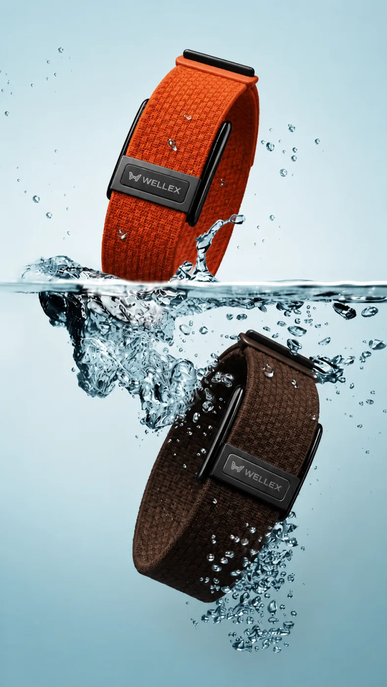 Wellex bands in water