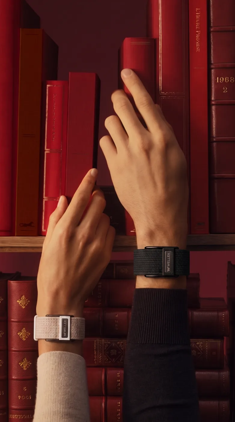 A quiet doorway, a wrist wearing the band at rest